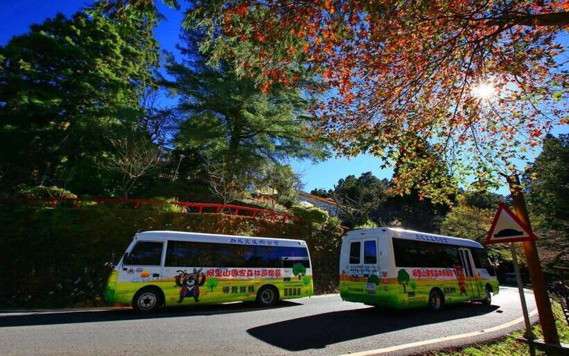 Taiwan: Alishan National Forest Recreation Area E-ticket - Electric Bus Rides: Zhaoping (Blue) vs Xianglin (Red)