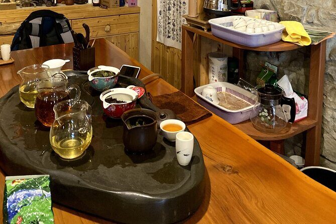 Thousand Island Lake and Pinglin Tea Plantation from Taipei - Pinglin Tea Museum: traditional courtyard setting plus tea basics