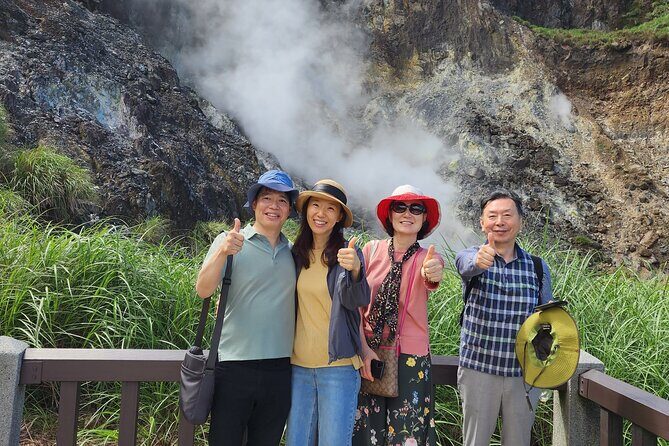 Yamingshan Volcano, Beitou Thermal Valley, Danshui Private Tour - Xiaoyoukeng Recreation Area: So Close to the Volcano It Smells Like It